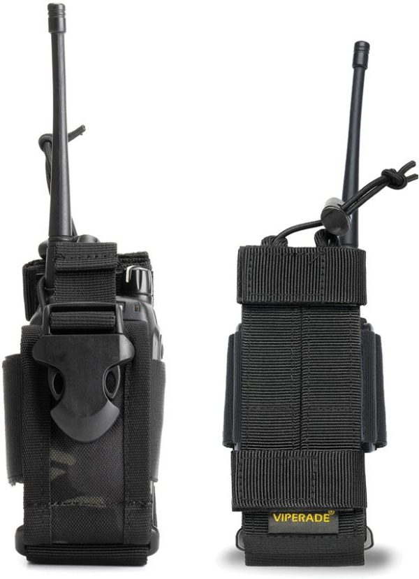 Viperade CHA1 Radio Pouch MOLLE Black
