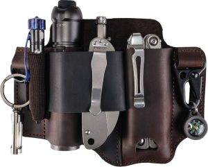 VPPJ36BR Viperade PJ36 Multi Tool Belt Sheath - Crazy Horse Leather