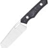 Vero Engineering Axon Fixed Blade 4" M390 Marbled Carbon Fiber w/ Sheath