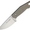 Viper Koi 3.5" Fixed Blade Knife Green Micarta w/ Sheath