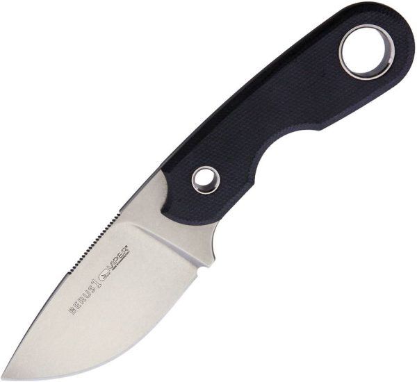 Viper Berus 1 Fixed Blade M390 Black Micarta Knife