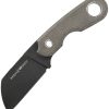 Viper Berus 2 Fixed Blade Knife 2.5" Black PVD M390 Green Micarta