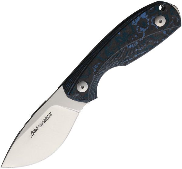 Viper Lille 1 Fixed Blade - Blue Carbon Fiber