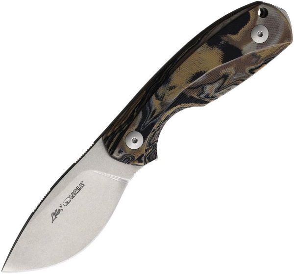 Viper Lille 1 Fixed Blade - Camo G10 Handle
