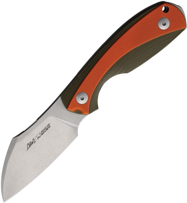 Viper Lille 2 Fixed Blade - Orange Green G10