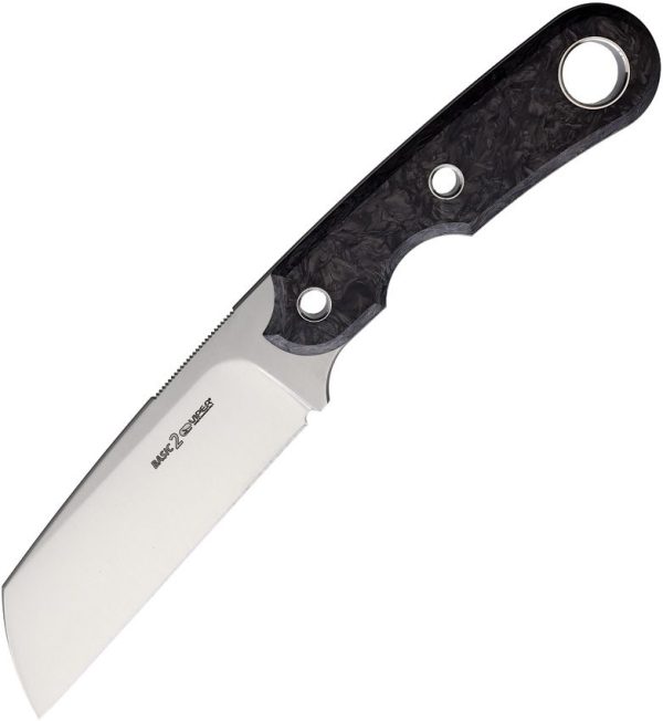 Viper Basic2 Fixed Blade - Marbled Carbon Fiber