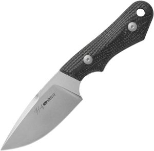 Viper Handy Fixed Blade CPM MagnaCut Black Canvas Micarta Knife