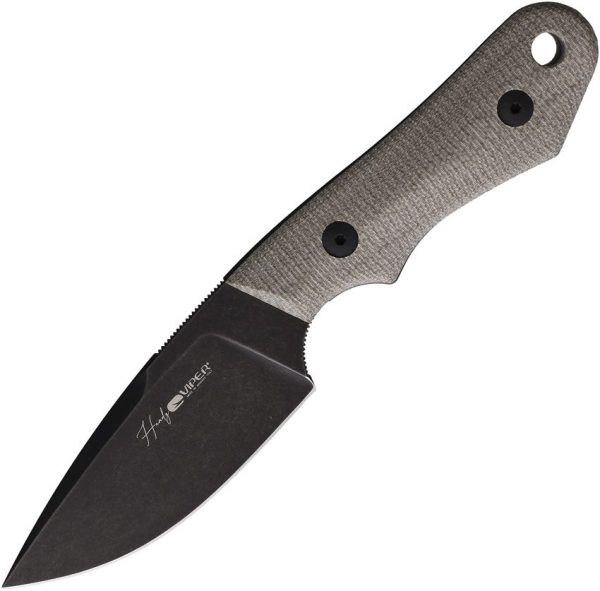Viper Handy Fixed Blade Green Canvas CPM MagnaCut 3.5"