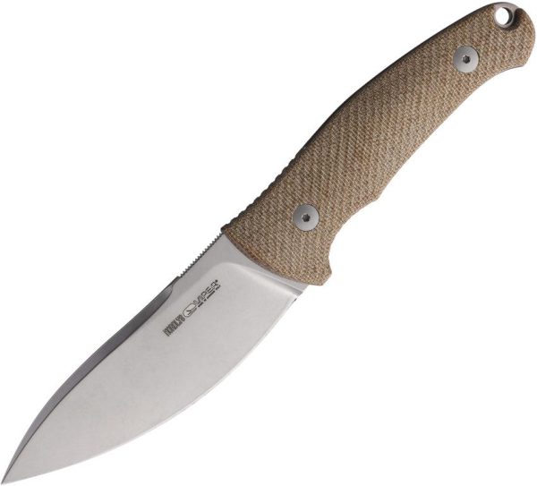 Viper Nordlys Fixed Blade N690 Stainless Natural Canvas Micarta