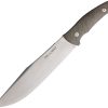 Viper Trail Fixed Blade Knife 7" N690 Green Micarta
