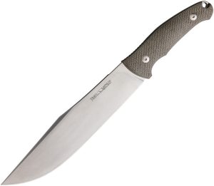 Viper Trail Fixed Blade Green Micarta N690 Stainless 7in