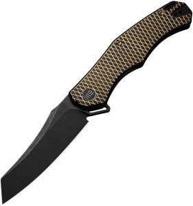 VTACG3 Viking Tactics RekkeR Framelock CPM-20CV Black/Gold Titanium