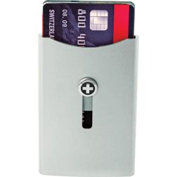 Wagner Super Slim Wallet Silver - Anodized Aluminum
