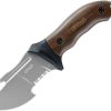 Walther FTK Fixed Blade Knife 4.25" Titanium Coated 440C w/ Sheath