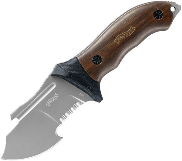 Walther FTK Fixed Blade Knife 440C Titanium Gray G10 Handle