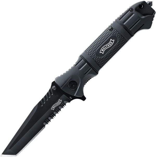 WAL50716 Walther BTTK Black Tac Tanto - 440C Blade