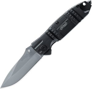 Walther Silver Tac Assisted Linerlock - 440C
