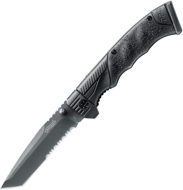 Walther PPQ Linerlock - Gray Titanium Tanto 440C