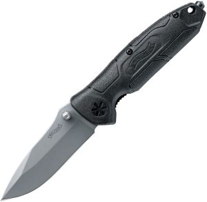 Walther STK-2 Assisted Opening Linerlock - Black Polymer