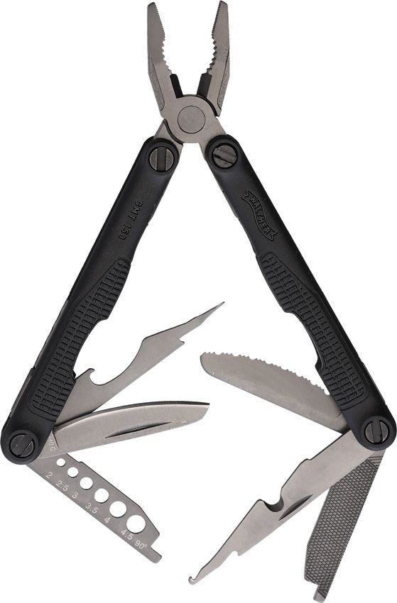 WAL50796 Walther GMT150 Multi Tool Stainless Steel 12-in-1 EDC Pliers