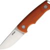 Walther HBF1 Fixed Blade Knife 3.25" D2 Orange G10