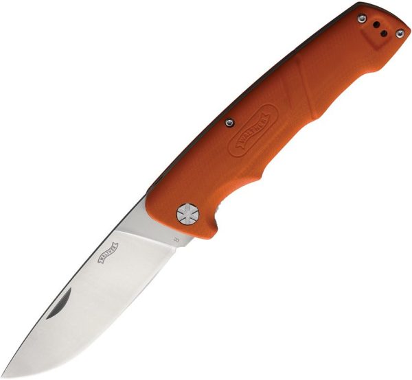 Walther HBF2 Linerlock - Orange G10 Handle D2