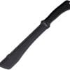 Walther MSM Machete 12" 1065 Carbon Steel Sawback Black