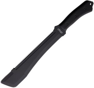 Walther MSM Machete 12" Sawback Fixed Blade Black G10