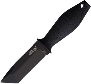 Walther P22 TSK Neck Knife - Black Tanto Blade