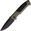 Walther PDP Linerlock Tanto 3.5" D2 FDE Folding Knife
