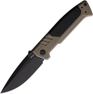 Walther PDP Linerlock Tanto Folding Knife D2 Steel FDE G10