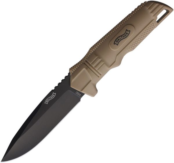 Walther BUK Fixed Blade - Drop Point 440C Stainless
