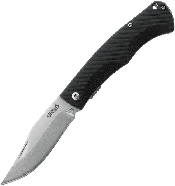 Walther CTK 1 Linerlock - Black G10 Clip Point