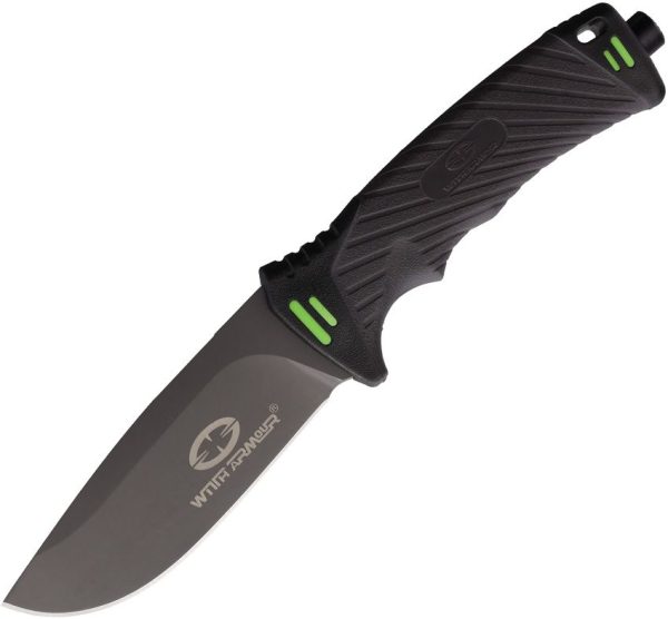 WithArmour Nightingale Fixed Blade D2 Steel Black Knife Sheath