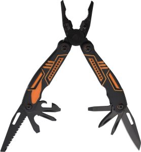 WithArmour Ranger Multi Tool - Black Orange TPR 10-Tool