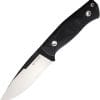 WithArmour Mercenary Fixed Blade 5.25" 12C27 Sandvik Black Canvas Micarta