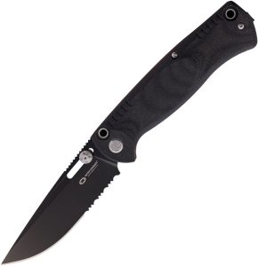 WithArmour Mercenary Slip Joint Folding Knife 12C27 Black Titanium