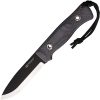 WithArmour Woodlands Fixed Blade Knife 4.75" VG-10 Black Canvas