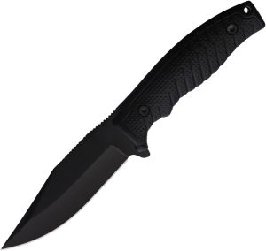 WithArmour Fixed Blade - Black Stainless Clip Point