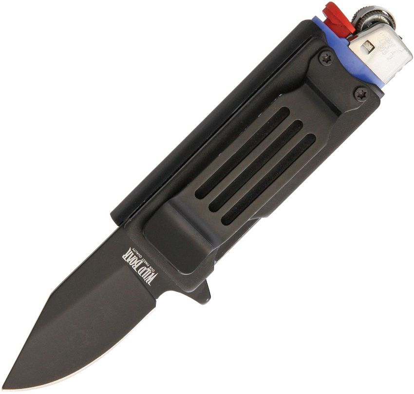 WB1021 Wild Boar Knife And Lighter Holder Assisted Opening