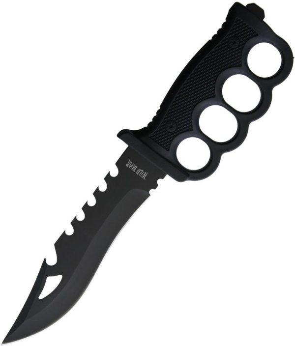 Wild Boar Razorback Survival Knife - 7.5 Inch Sawback