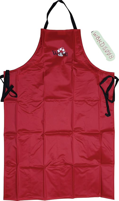 Wiebe Knives Skinning Apron Red Nylon