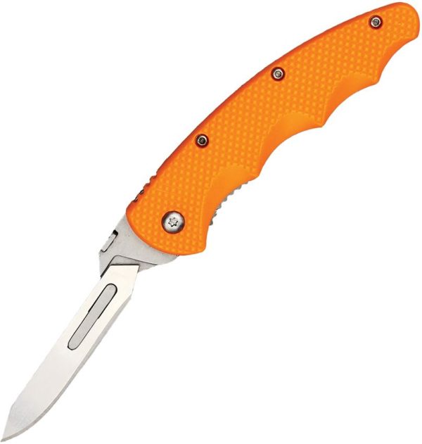 Wiebe Knives Monarch Linerlock Scalpel Orange