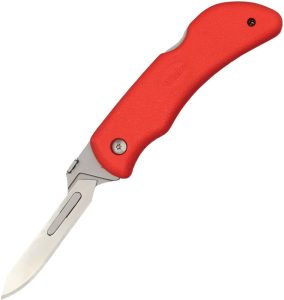 Wiebe Knives Red Fox Lockback Scalpel Red