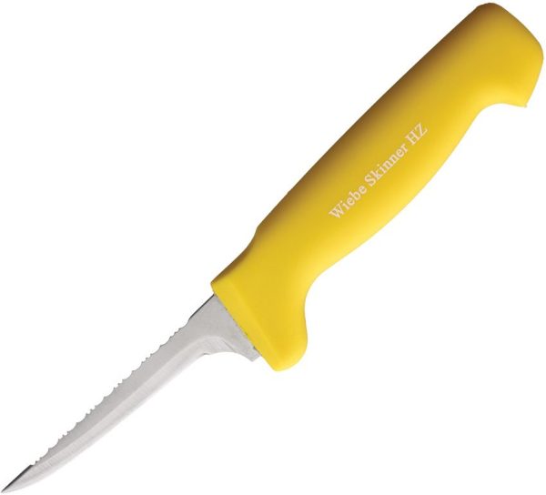 WBKDS025 Wiebe Knives Skinner HZ Fixed Blade Yellow