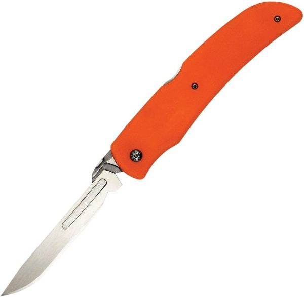 WBKDS026 Wiebe Knives Tala Scalpel Lockback Orange