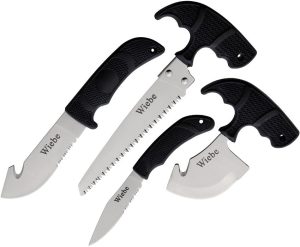 WBKKS012 Wiebe Knives Big Game Processing Kit 4-Piece