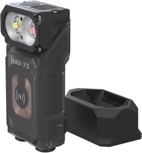 WBNX3BK WUBEN Lightok X3 Owl Rechargeable Flashlight - Dual LED