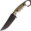 Wachtman Titanoraptor Fixed Blade Knife 4.13" 52100 Steel Tan Micarta