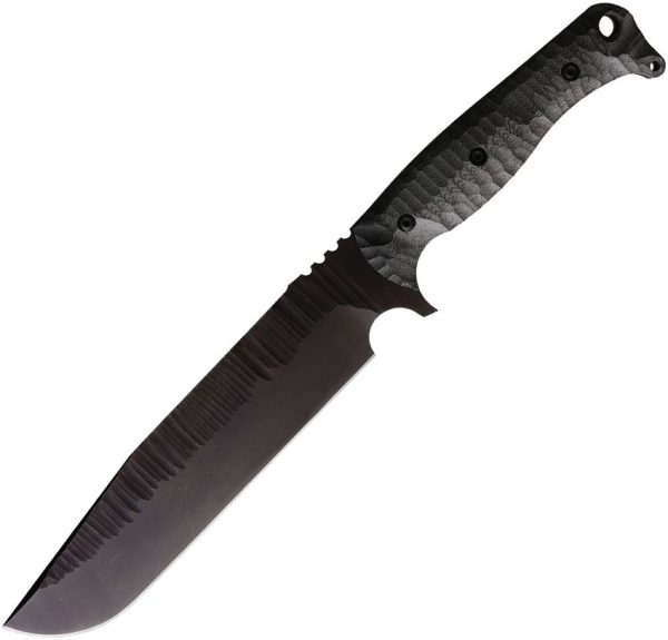 Wachtman Grandmaster Fixed Blade - Black Micarta 80CrV2
